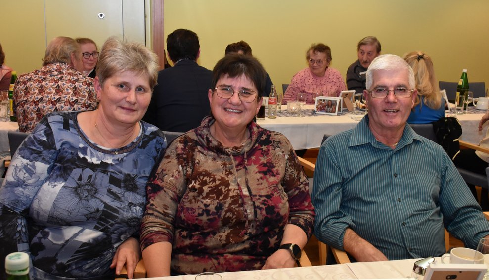 Brigitte Schwingenschlögl, Else Habison, Otto Hahn.