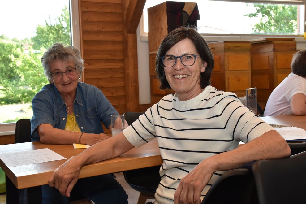 Anni Weber und Gerti Binder.