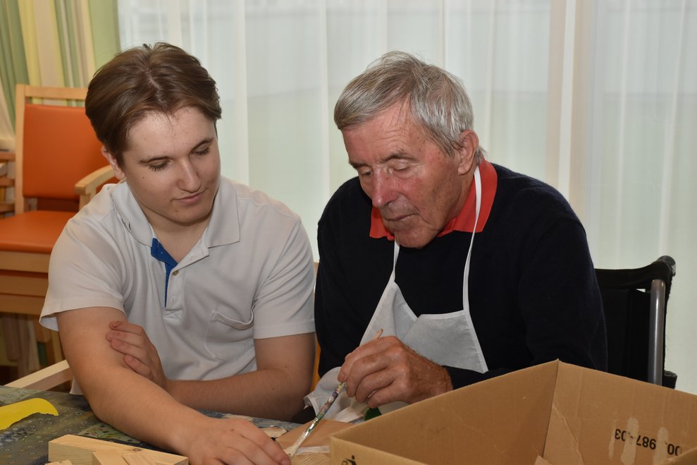 FSJ Moritz mit Hr. Patzl