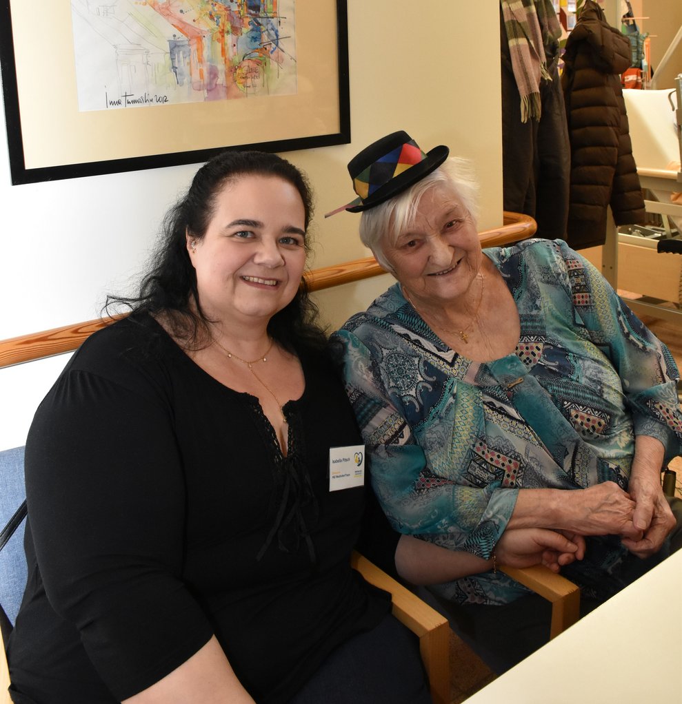 EA Isabella Pitsch und Frau Alosia Widhalm.