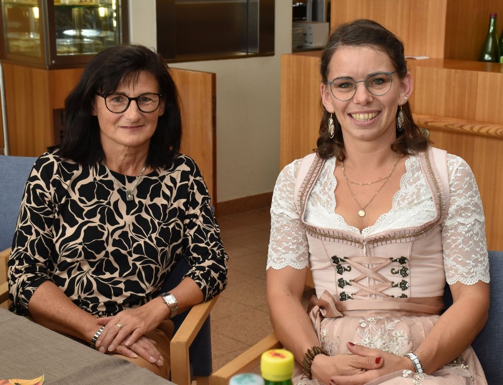 Christine Micko und Claudia Wimmer.