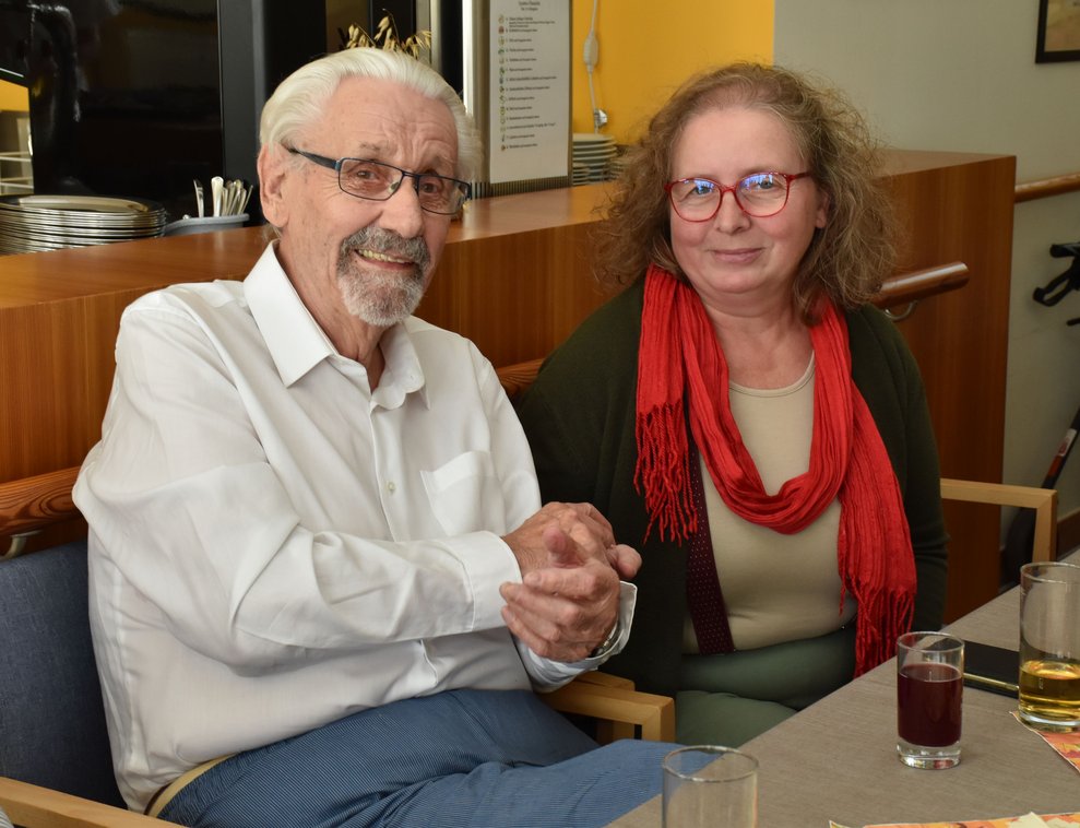 Willibald Stark und Edith Hofmann.