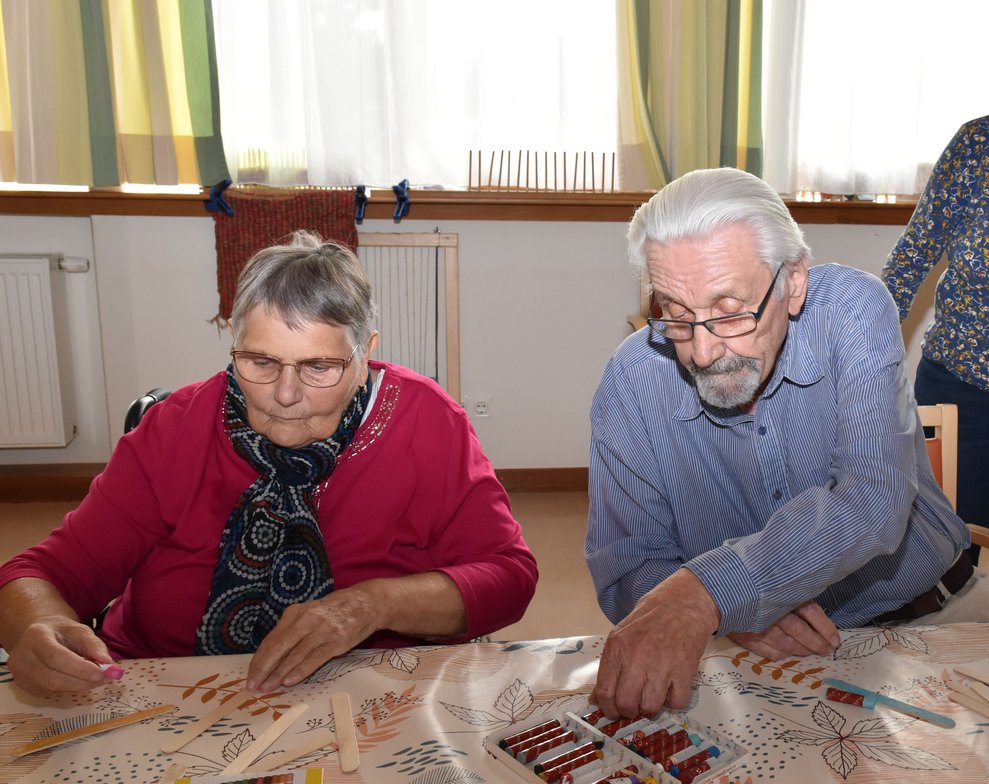 Frau Stefanie Dafert und Willibald Stark.