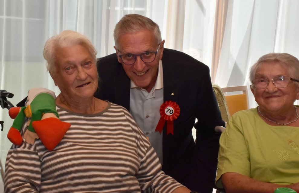 Frau Chlebecek und Herr Weikertschläger.