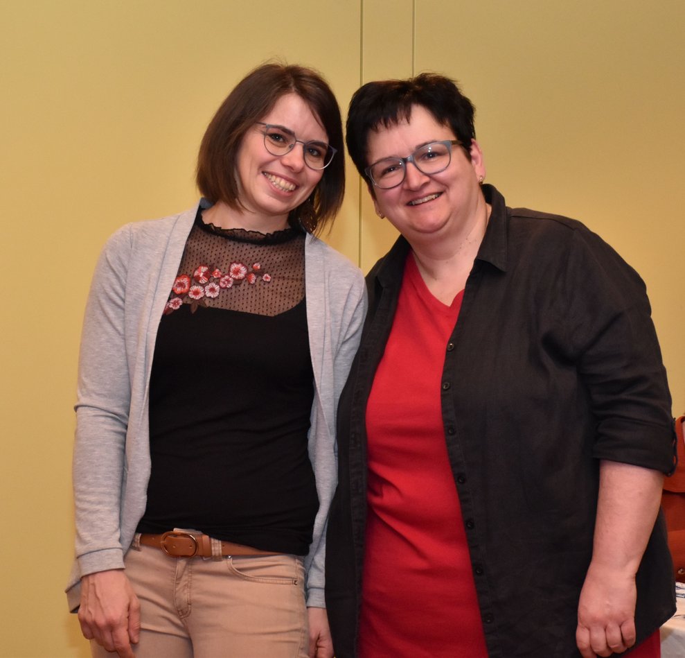 Claudia Wimmer und Carola Wögerer.