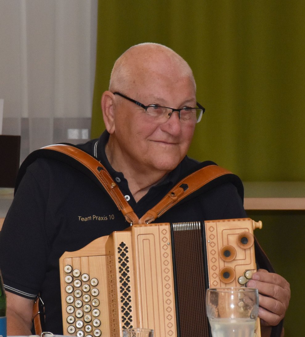 Musiker Herbert Ecker.