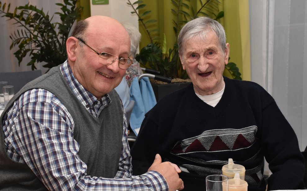 Fritz Wanko und Hr. Pfeiffer