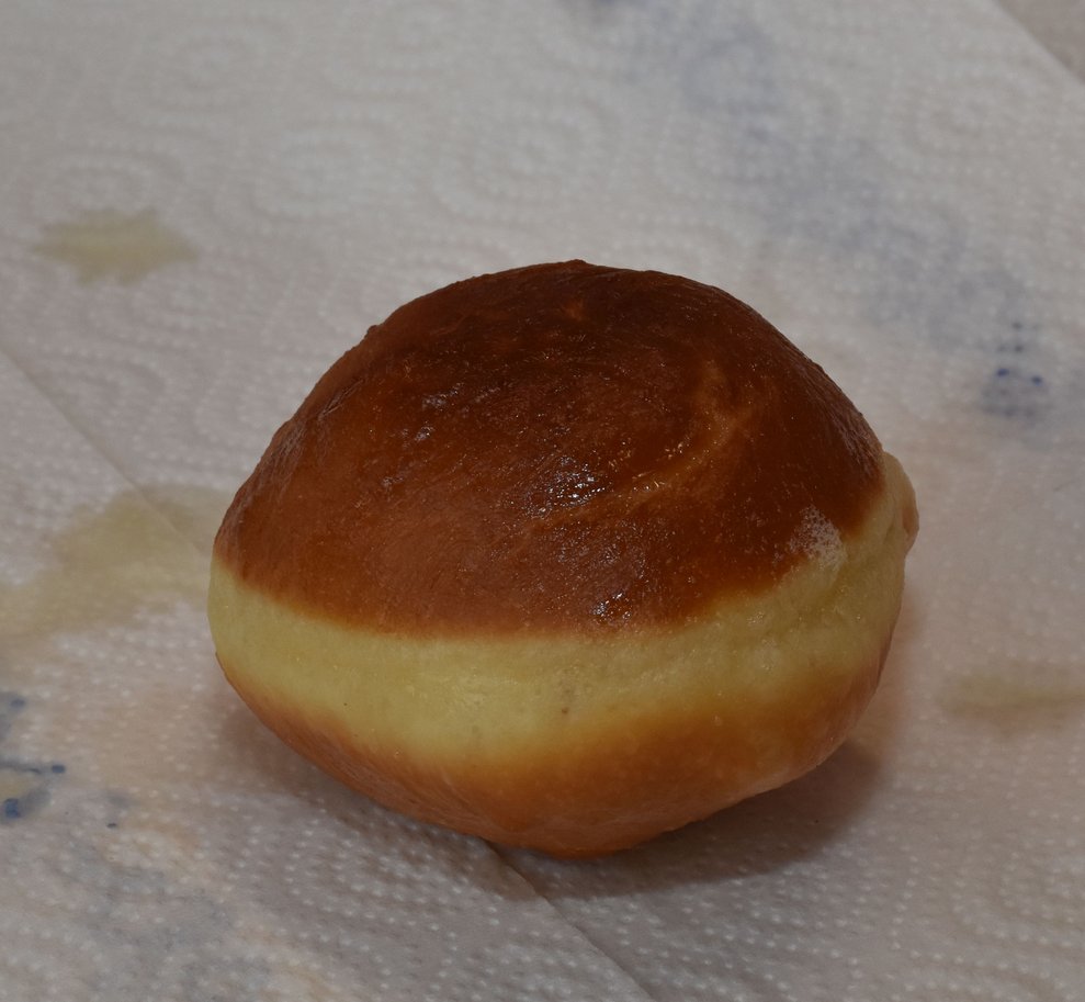 Ein Krapfen.