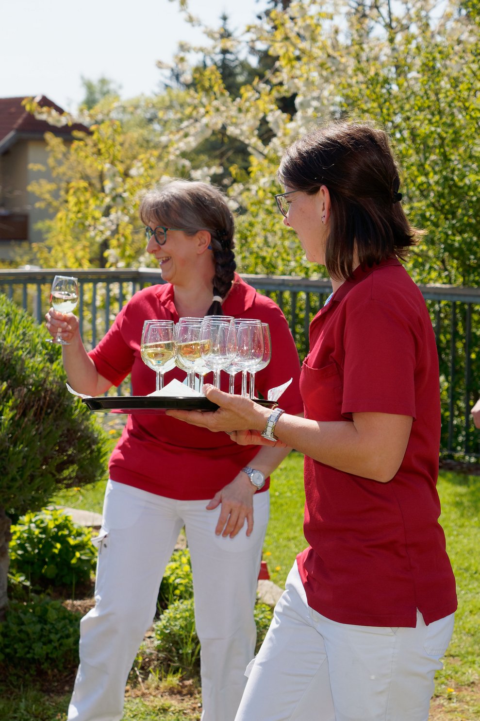 Anita Talamas-Engel und Claudia Wimmer.