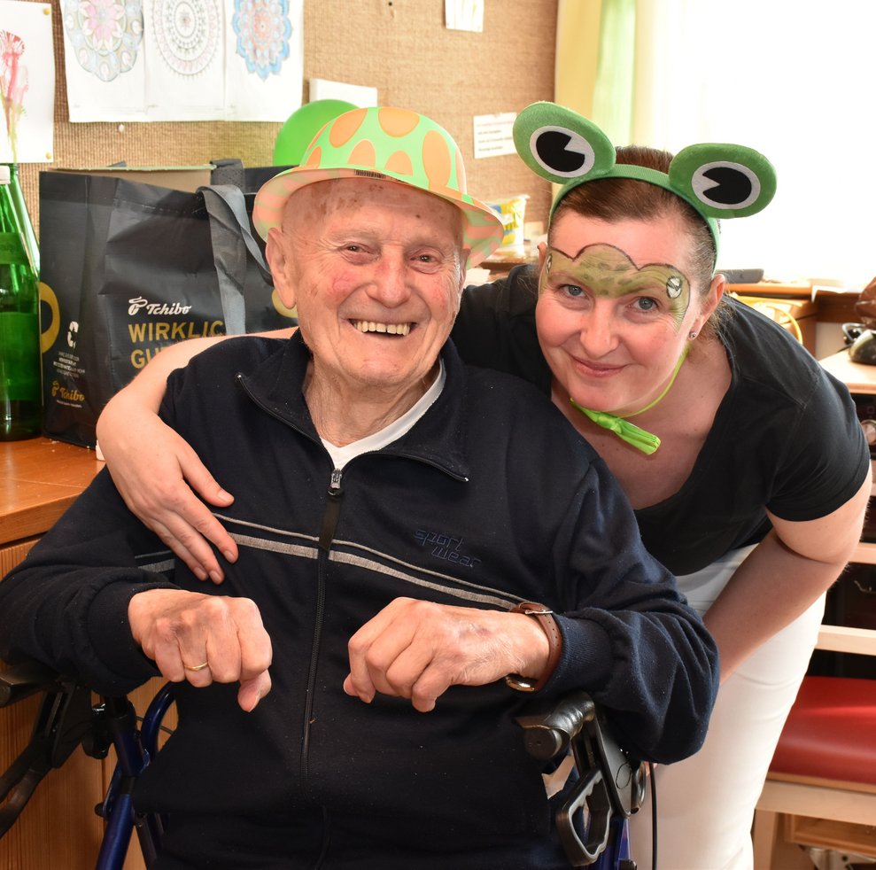 Herr Kainz und Karin Steiger.