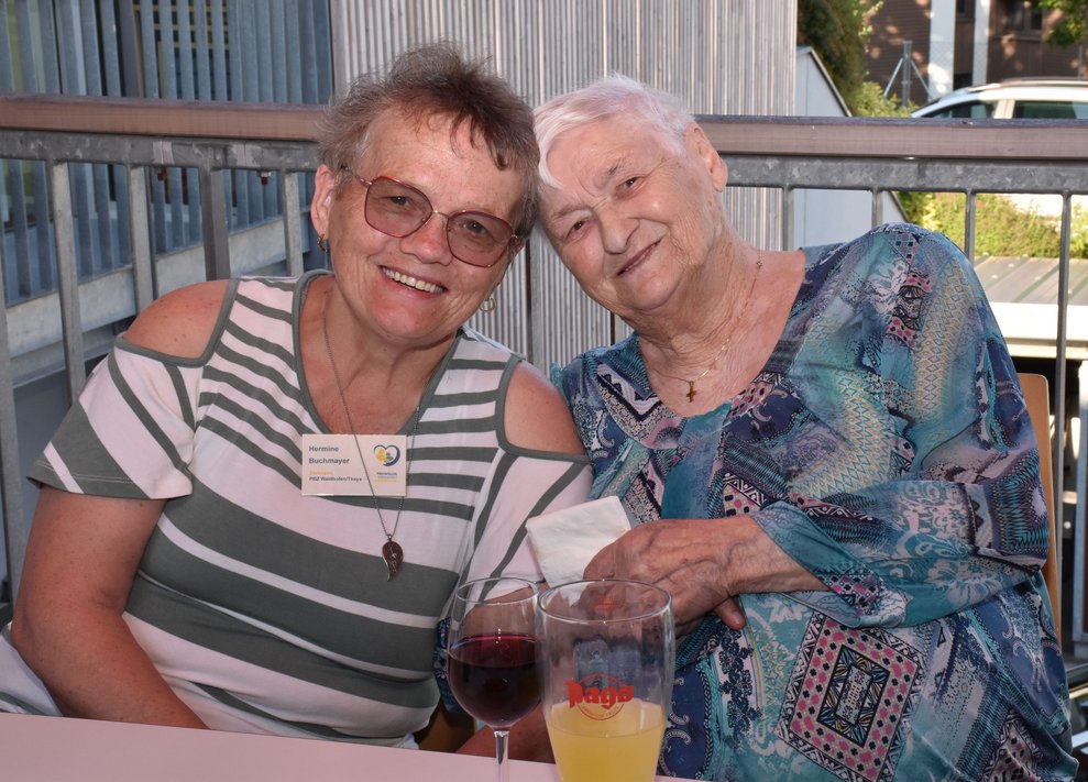 Hermine Buchmayer und Aloisia Widhalm.
