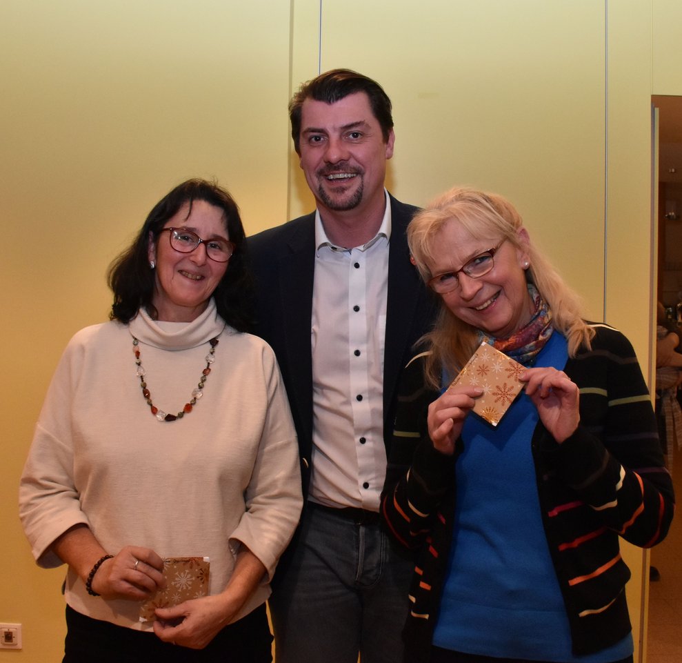 Herma Gegenbauer, Rainer Hirschmann, Christa Hammerschmied.