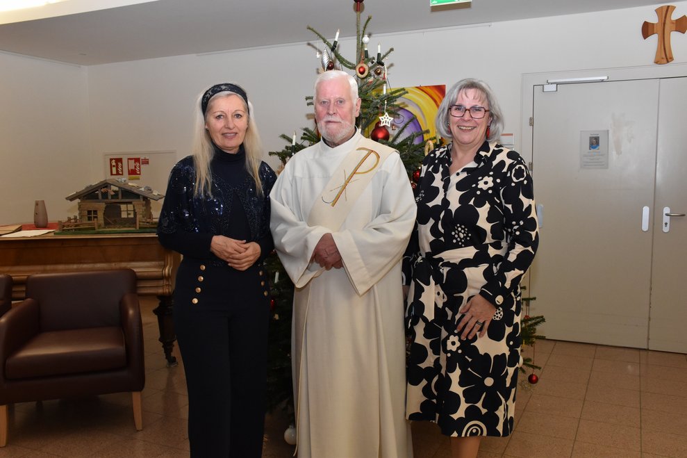 Margit Biedermann, Josef Trinko und Heidemarie Hrauda.