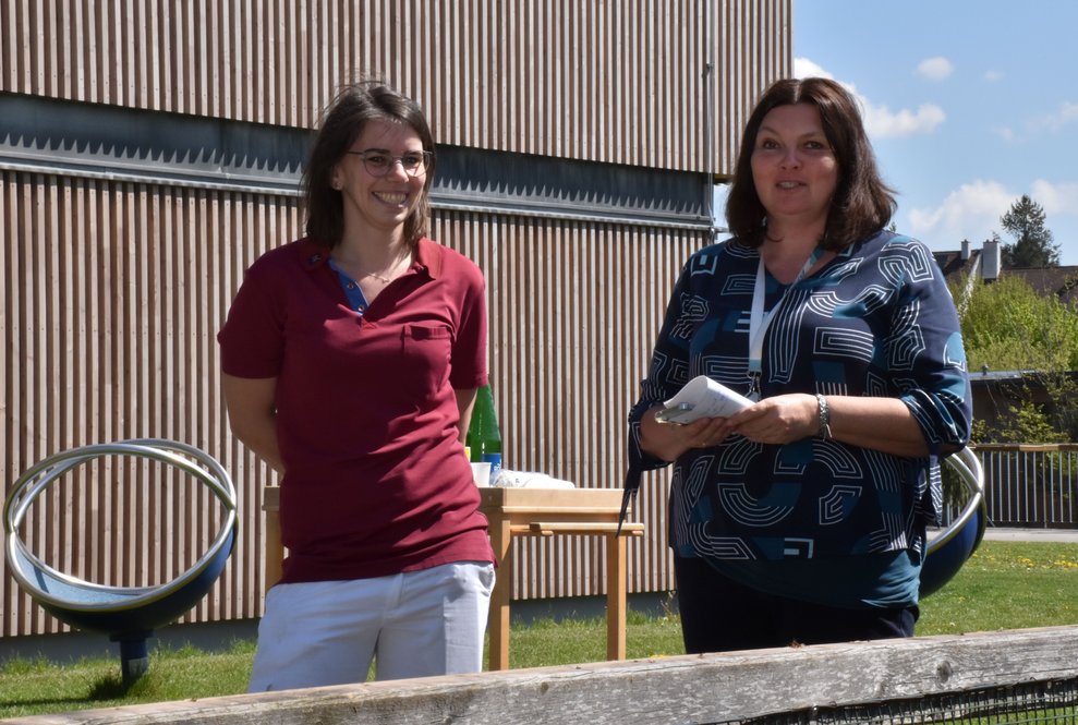 Claudia Wimmer und Daniela Mader.