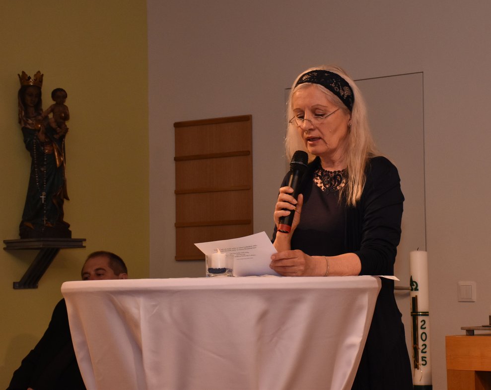 Margit Biedermann von der Seelsorge.