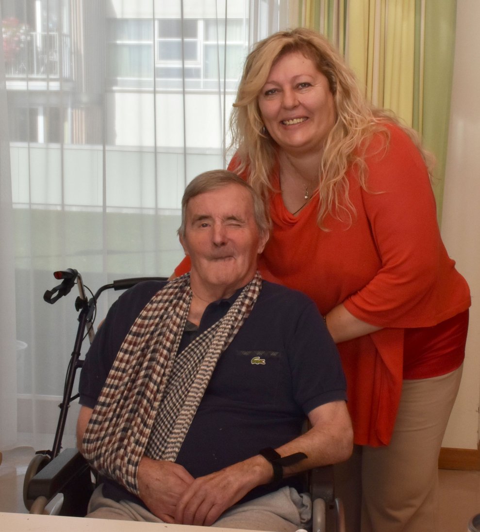 Ein Mann und eine Frau.