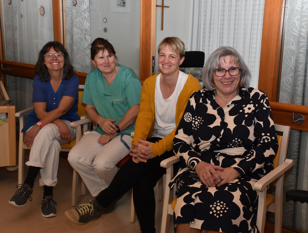 Birgit Bauer, Monika Wimmer, Tamara Auer und Heidemarie Hrauda