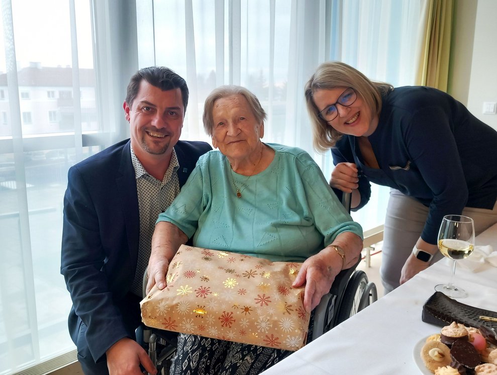 Rainer Hirschmann, Fr. Hirschkron, Petra Mader.