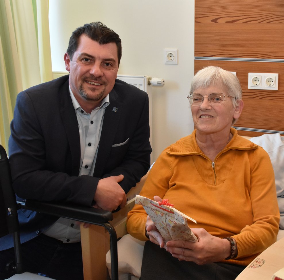 Ein Mann und eine Frau.