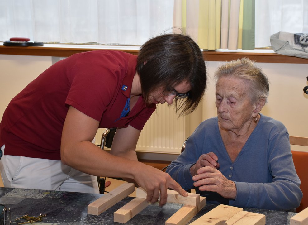Claudia und Fr. Zwettler