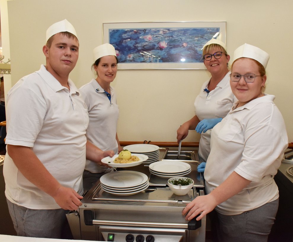 Küchenteam.